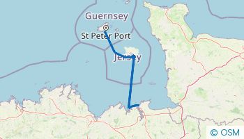 Routenplan für die nördliche Bretagne 
