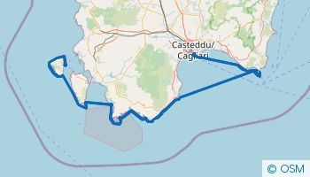 One-way Törn von Cagliari nach Carloforte, Sardinien