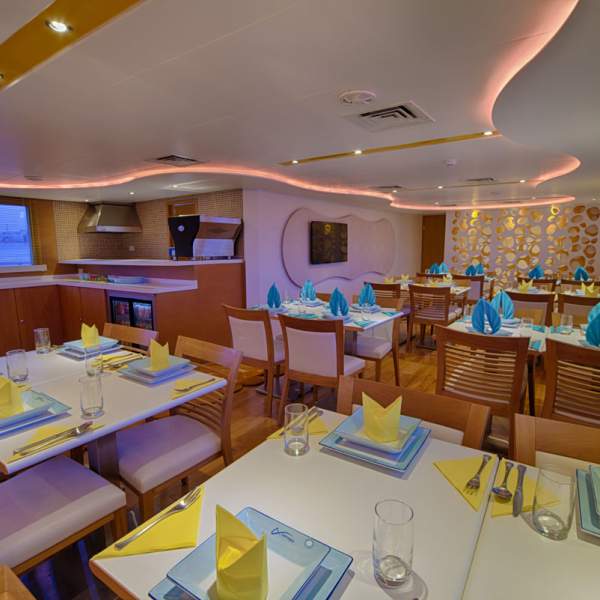 Ein klimatisiertes Restaurant