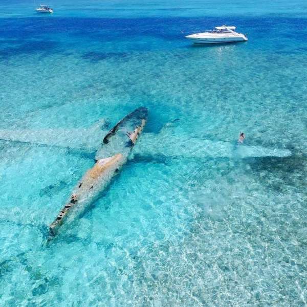 Bereit für einen Tauchgang im Norman's Cay?