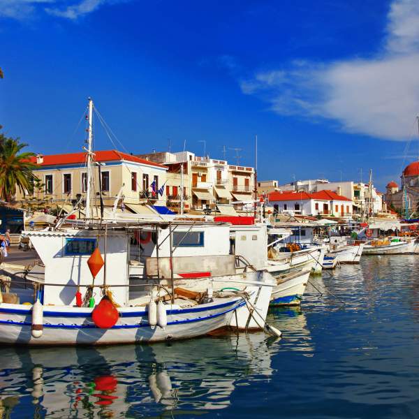 Der alte Hafen von Ägina