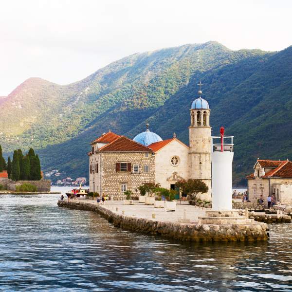 Das Inselchen Notre-Dame du Rocher