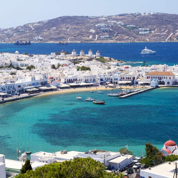 Entspannen Sie sich an den Stränden von Mykonos