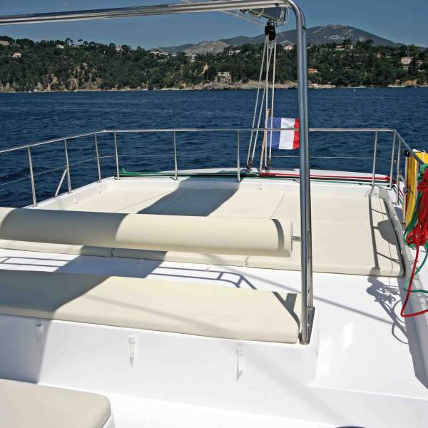 Entspannen Sie sich auf der Flybridge
