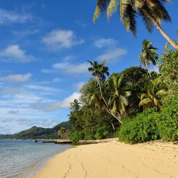 Der Strand von Mahé