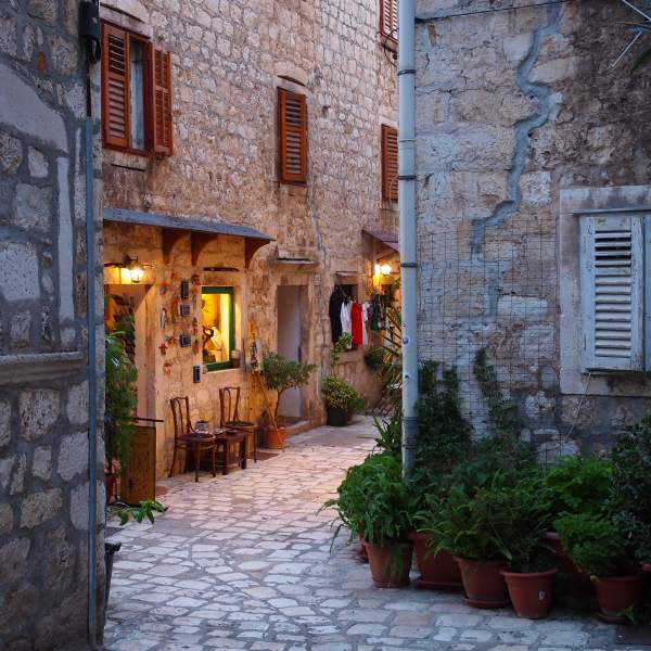 In den Gassen von Hvar