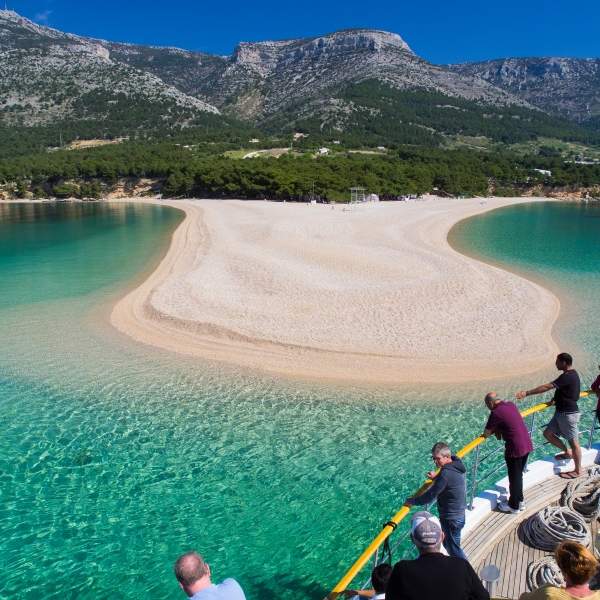 Der Zlatni Rat Strand