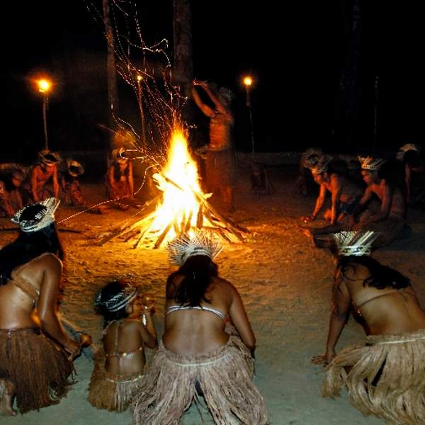 Ein traditionelles Ritual der Munduruku