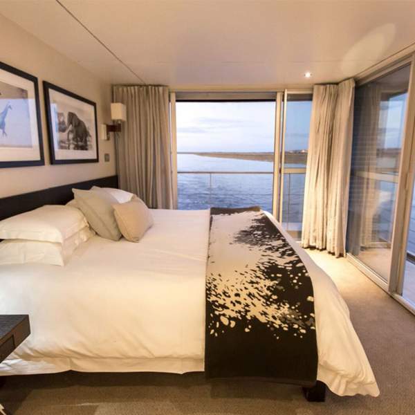 Die Kabinen wie in einem Luxus-Hotel