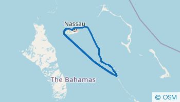 Segelroute in den Bahamas Nassau 