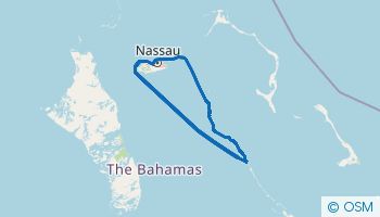 Segelroute in den Bahamas Nassau 