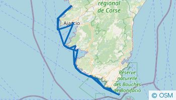 Einwöchiger Segeltörn ab Bonifacio an der Südwestküste Korsikas