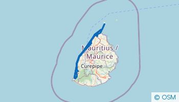Segelroute in Mauritius