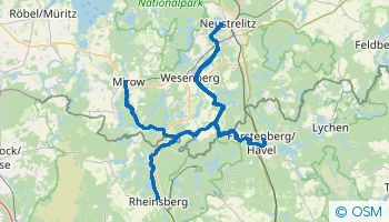 1-wöchige Hausboottour ab Fürstenberg