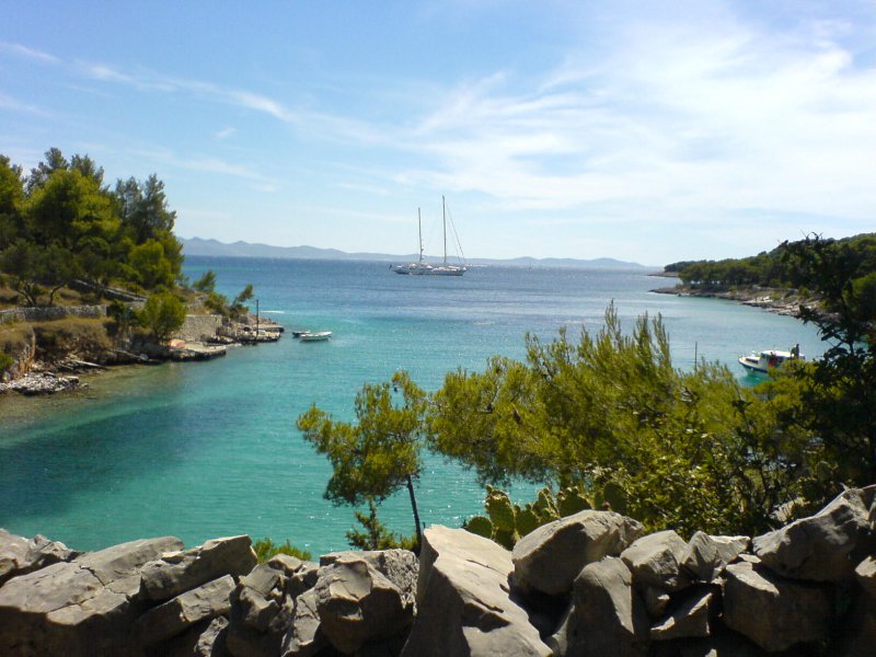 Tag 2: Trogir -  Brac (Milna) (17 Seemeilen)