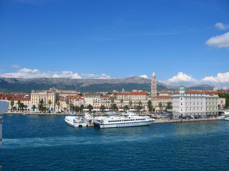 Tag 7: Vinisce - Split (15 Seemeilen)
